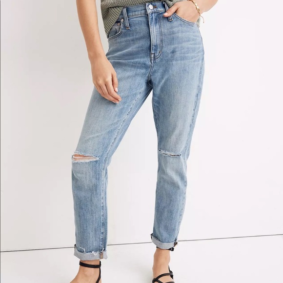 Madewell High-Rise Slim Boyjean - Picture 9 of 10